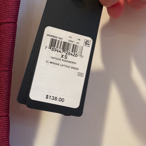 Guess super cute maroon NWT- slim fitting dress - Picture 2 of 5